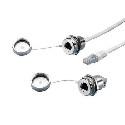 Rittal Horizontal, Wall Mount, Female to Male IP66, IP67 USB Connector