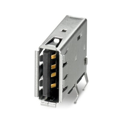 Phoenix Contact Straight Type USB-A 2.0 IP20 USB Connector