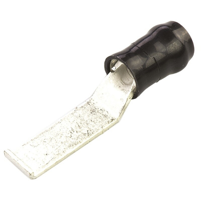 TE Connectivity Hooked, PIDG Insulated Crimp Blade Terminal 16mm Blade Length, 1mm² to 2.6mm², 16AWG to 14AWG, Black