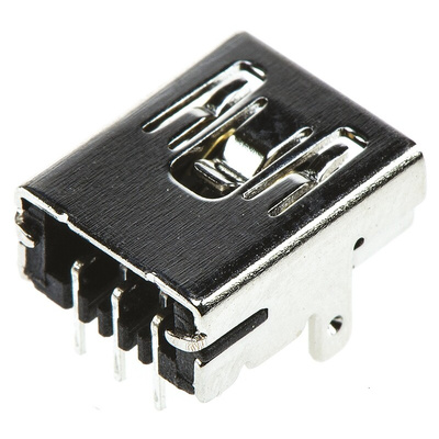 ASSMANN WSW Right Angle, Through Hole, Socket Type B USB Connector