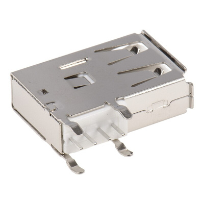ASSMANN WSW Straight, Through Hole, Socket Type A USB Connector