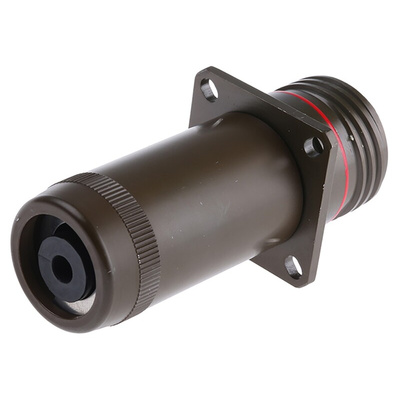 Amphenol Straight, Panel Mount, Socket Type A 2.0 IP68 USB Connector