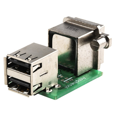 Amphenol ICC Right Angle, Through Hole, Socket Type A USB Connector