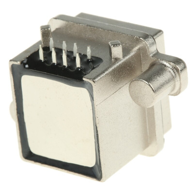 Amphenol ICC Right Angle, Through Hole, Socket Type A USB Connector