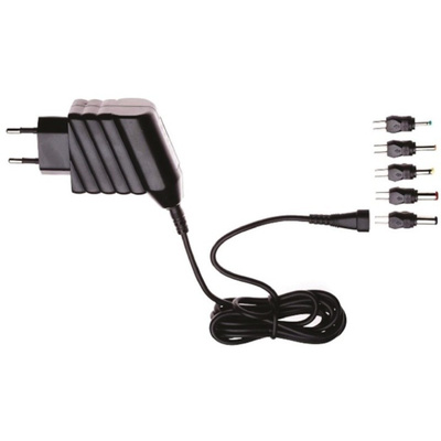 Egston, 9W Plug In Power Supply 6V dc, 1.5A, Level V Efficiency, 1 Output Switched Mode Power Supply, Type C