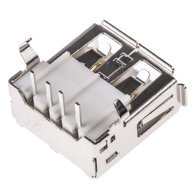 Wurth Elektronik Right Angle, Socket Type A USB Connector