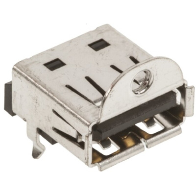 JST Right Angle, Through Hole, Socket Type A 2.0 USB Connector