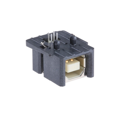 HARTING Right Angle, Through Hole, Socket Type B 2.0 USB Connector