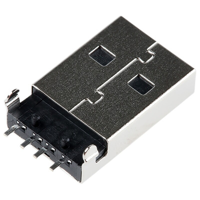 Molex Right Angle, SMT, Plug Type A USB Connector