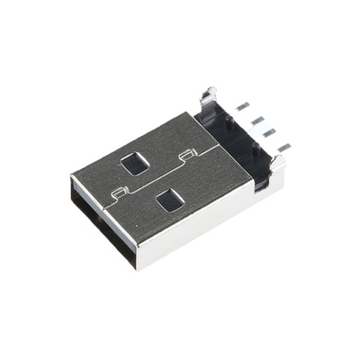 Molex Right Angle, SMT, Plug Type A 2.0 USB Connector