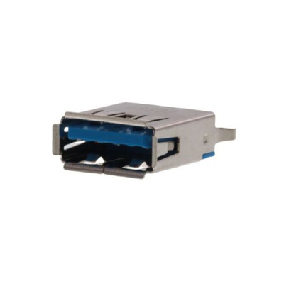 Molex Straight, Through Hole, Socket Type A 3.0 USB Connector