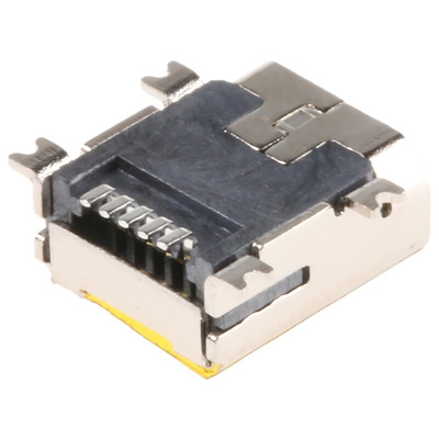Wurth Elektronik Right Angle, SMT, Socket Type Micro AB 2.0 USB Connector