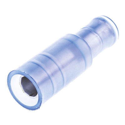 TE Connectivity, 0.156 Insulated Female Crimp Bullet Connector, 1mm² to 2.6mm², 17AWG to 13AWG, 4mm Bullet diameter,