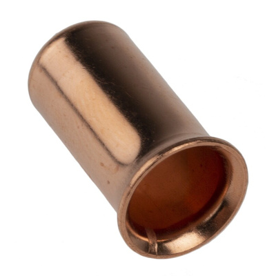 RS PRO Crimp Bootlace Ferrule, 15.5mm Pin Length, 7.8 mm, 9.3 mm Pin Diameter, 10mm² Wire Size