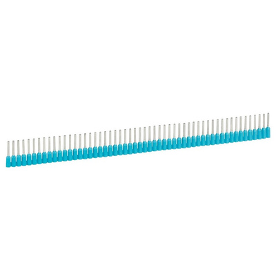 Legrand, Starfix Insulated Crimp Bootlace Ferrule, 8mm Pin Length, 1.1mm Pin Diameter, 0.25mm² Wire Size, Turquoise