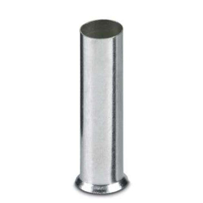 Phoenix Contact Bootlace Ferrule, 32mm Pin Length, 8.2mm Pin Diameter, Silver