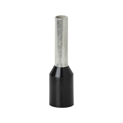 ABB Bootlace Ferrule, 12mm Pin Length, 1.8mm Pin Diameter, Black