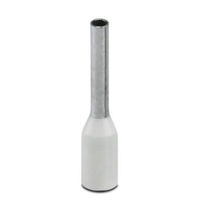Phoenix Contact Ferrule, 14mm Pin Length, 1.3mm Pin Diameter, White