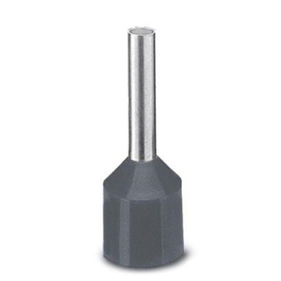 Phoenix Contact Ferrule, 19.5mm Pin Length, 2.9mm Pin Diameter, Grey