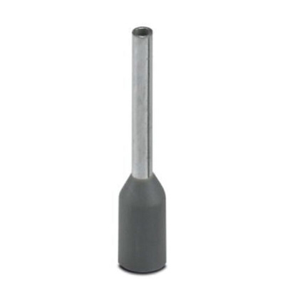 Phoenix Contact Ferrule, 12.5mm Pin Length, 0.8mm Pin Diameter, Grey