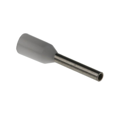 Schneider Electric, DZ5CE Insulated Crimp Bootlace Ferrule, 8.2mm Pin Length, 1.4mm Pin Diameter, 0.5mm² Wire Size,