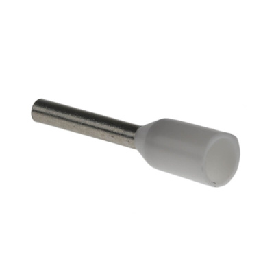 Schneider Electric, DZ5CE Insulated Crimp Bootlace Ferrule, 8.2mm Pin Length, 1.4mm Pin Diameter, 0.5mm² Wire Size,