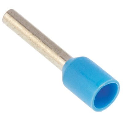 Schneider Electric, DZ5CE Insulated Crimp Bootlace Ferrule, 8.2mm Pin Length, 1.6mm Pin Diameter, 0.75mm² Wire Size,