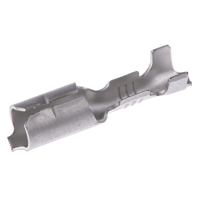 TE Connectivity, 42581 Uninsulated Female Crimp Bullet Connector, 0.3mm² to 0.8mm², 22AWG to 18AWG, 4mm Bullet diameter