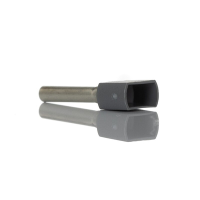 Phoenix Contact, AI-TWIN2X 0.75-10 GY Insulated Crimp Bootlace Ferrule, 10mm Pin Length, 1.8mm Pin Diameter, 2 x