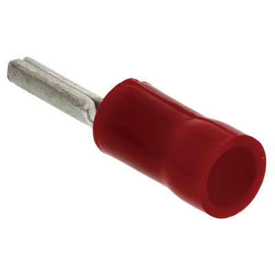 TE Connectivity, PLASTI-GRIP Insulated, Tin Crimp Pin Connector, 0.25mm² to 1.6mm², 22AWG to 16AWG, 1.8mm Pin Diameter,