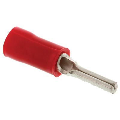 TE Connectivity, PLASTI-GRIP Insulated, Tin Crimp Pin Connector, 0.25mm² to 1.6mm², 22AWG to 16AWG, 1.8mm Pin Diameter,
