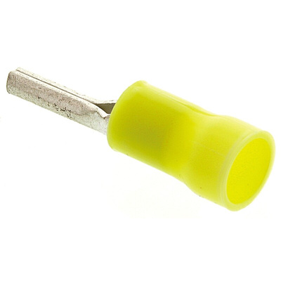 TE Connectivity, PLASTI-GRIP Insulated, Tin Crimp Pin Connector, 2.6mm² to 6.6mm², 12AWG to 10AWG, 2.5mm Pin Diameter,