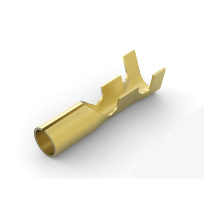 TE Connectivity, 170021 Uninsulated Male Crimp Bullet Connector, 0.5mm² to 1.25mm², 20AWG to 16AWG, 3.56mm Bullet