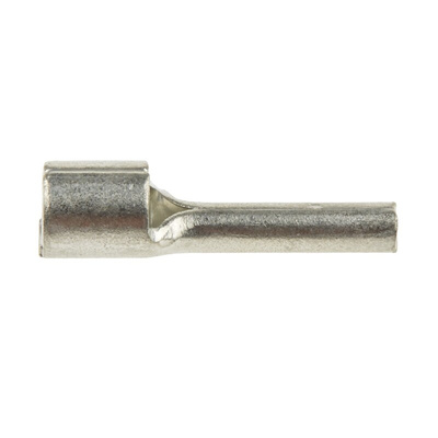 RS PRO Uninsulated Crimp Pin Connector, 2.5mm² to 6mm², 12AWG to 10AWG, 2.8mm Pin Diameter, 14mm Pin Length