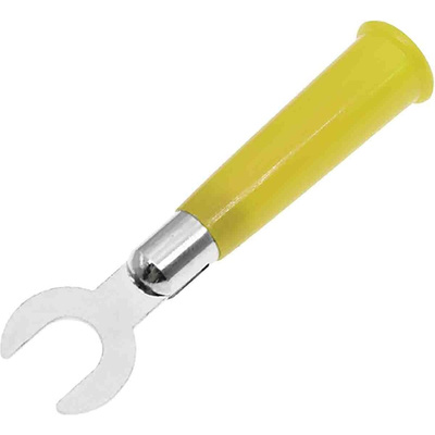 RS PRO Insulated Crimp Spade Connector Plastic, Yellow