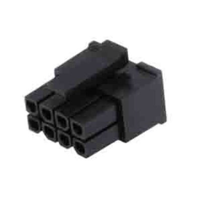 Molex, 43025 8 Way Nylon Crimp Terminal Housing, Black