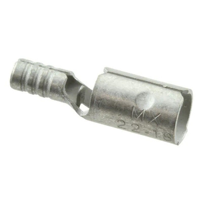 Molex, 19037 Uninsulated Female Crimp Bullet Connector, 22AWG to 18AWG