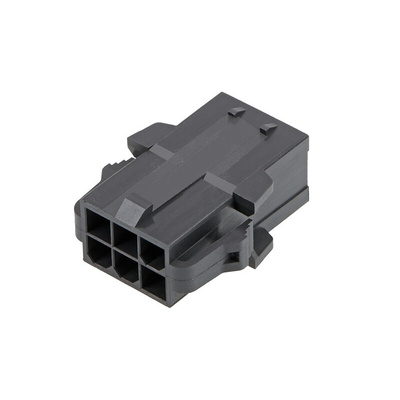 Molex, 172767 4 Way Nylon Crimp Terminal Housing, Black