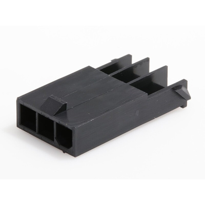 Molex, 200471 2 Way Nylon Crimp Terminal Housing, Black