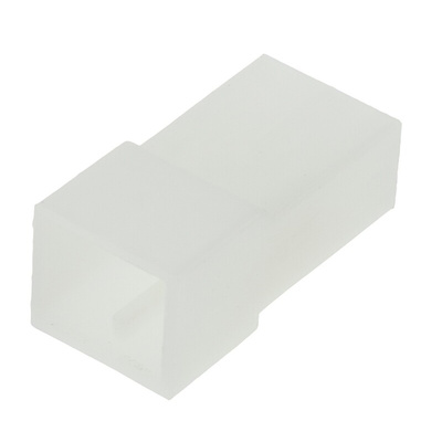TE Connectivity, AMP FASTIN-FASTON 2 Way Nylon 66 Crimp Terminal Housing, Natural