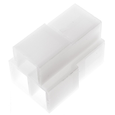 TE Connectivity, AMP FASTIN-FASTON 3 Way Nylon 66 Crimp Terminal Housing, 6.35mm Tab Size, Natural