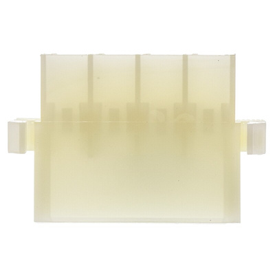 TE Connectivity, AMP FASTIN-FASTON 8 Way Nylon 66 Crimp Terminal Housing, 6.35mm Tab Size, Natural
