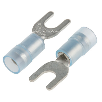 RS PRO Insulated Crimp Spade Connector, 1.5mm² to 2.5mm², 16AWG to 14AWG, M4.5 (