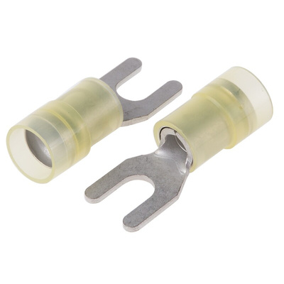 RS PRO Insulated Crimp Spade Connector, 4mm² to 6mm², 12AWG to 10AWG, M4.5 (