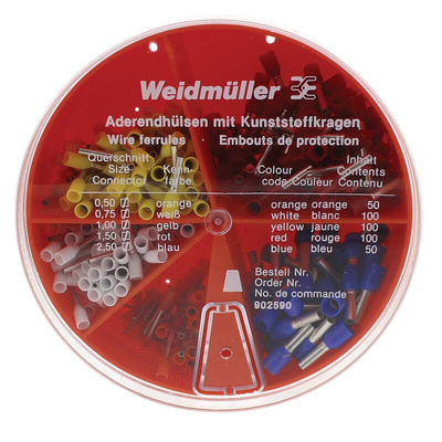 Weidmuller German Colour Coded Bootlace Ferrule Crimp terminal Kit