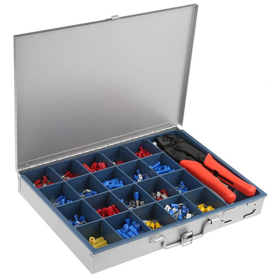 HellermannTyton 630 Pieces Insulated Terminal Crimp terminal Kit