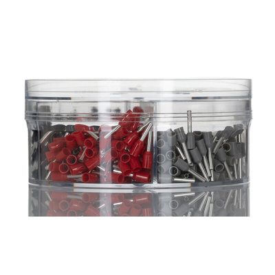 RS PRO 400 Piece Bootlace Ferrule Crimp terminal Kit