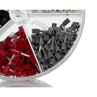 RS PRO 400 Piece Bootlace Ferrule Crimp terminal Kit