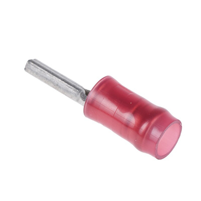 TE Connectivity, PIDG Insulated, Tin Crimp Pin Connector, 0.25mm² to 1.6mm², 22AWG to 16AWG, 1.8mm Pin Diameter, 6.7mm