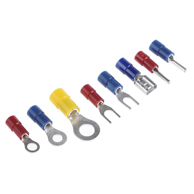 RS PRO 800 Piece Insulated Terminal Crimp terminal Kit